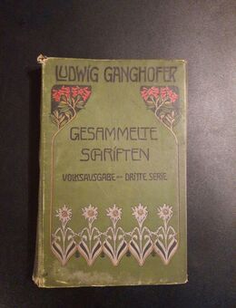 Altes Buch Ludwig Ganghofer - Gesammelte Schriften - Volksausgabe Dritte Serie - Essen