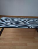 Glastisch mit Zebramuster in 77815