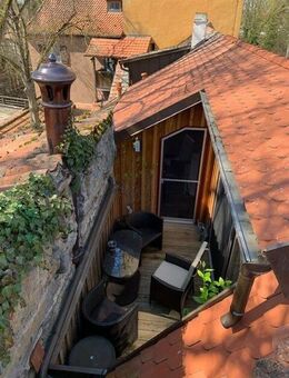 Baudenkmal - Stadthaus mit einer sanierten Einheit ca. 184m², 2 Terrassen und 45 m² unsanierter Einheit - Dinkelsbühl