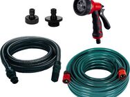 Einhell Saugschlauch Saug- & Druck (OFP), (Set), 7-teilig, 4m Saugschlauch, 20m Gartenschlauch inkl. Adaptern