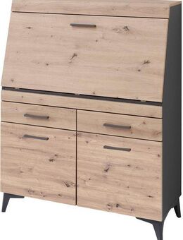 Innostyle Sekretär SECRET, Stauraumschrank, mit Monitor-/Laptopfach, Soft-Close, Breite 98 cm