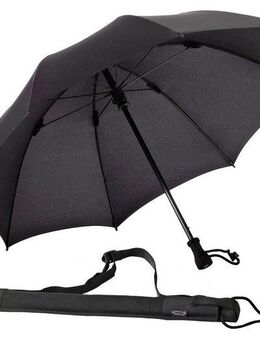 EuroSCHIRM® Stockregenschirm birdiepal® outdoor, mit Schultertragegurt an der Hülle und Kompass am Griff, extrem stabil