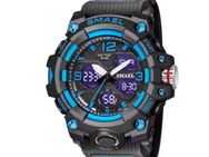 Sportliche Digitaluhr von SMAEL in Schwarz Blau - Radevormwald (Stadt auf der Höhe)