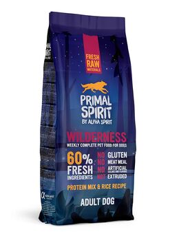 Primal Spirit 60% Wilderness Hundefutter - 12 kg
