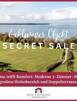 Neubaucharme trifft Komfort: Moderne 3-Zimmer-Wohnung mit großem Wohnbereich und Doppelterrasse! - Dassow