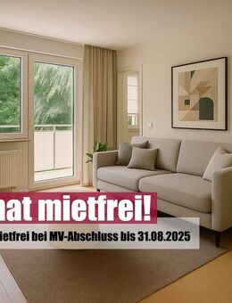 gemütliche 2-Zimmer mit großem Balkon. 1 Monat kaltmietfrei bei MV-Abschluss bis zum 31.08.25 - Chemnitz