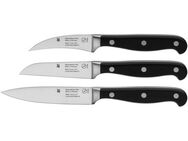 WMF Messer-Set Spitzenklasse Plus (Set, 3-tlg., Gemüsemesser, Schälmesser, Zubereitungsmesser), Obst- und Gemüseset, Made in Germany