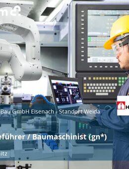 Baugeräteführer / Baumaschinist (gn*) - Harth-Pöllnitz