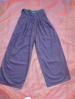 .NEUw * Edel * Original VINTAGE * Anzug * Marlene * Schlag * Culotte * Bundfalten * Hose "Senco unico Compagnia dal 1874" Made in Italy * Gr. 34/ XS * aubergine * lila * pflaume * purple * - Riedlingen