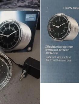 UKW RADIO Wecker mit Netzteil, grau - Gemmingen