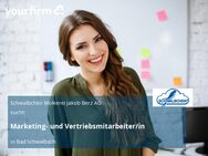 Marketing- und Vertriebsmitarbeiter/in - Bad Schwalbach