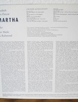 Martha-Friedrich von Flotow-Querschnitt-Vinyl-LP,Odeon,50/60er,Rar ! - Linnich