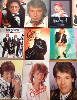 Autogramm Karten / Deutscher Schlager / 40 Verschiedene - Schönefeld