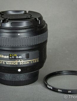 Nikon AF-S Nikkor 50mm 1:1,8G FX Objektiv - Groß Umstadt Zentrum