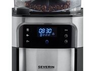 Severin Kaffeemaschine mit Mahlwerk KA 4814, 1l Kaffeekanne, Permanentfilter 1x4, mit Mahlwerk, Schwenkfilter, LED-Touch-Display, Timerfunktion