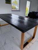 Esstisch aus Eiche, Blackbone in 32257