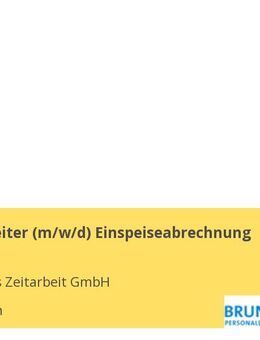 Sachbearbeiter (w/m/d) Einspeiseabrechnung - München