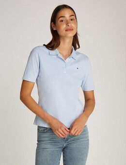 Tommy Hilfiger Poloshirt 1985 Regular Fit Pique Premium Polo mit Logo-Stickerei, mit Seitenschlitzen