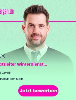 Einsatzleiter (m/w/d) Winterdienst - Frankfurt (Main)