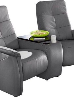 exxpo - sofa fashion 2-Sitzer Tivoli, Kinosofa, bequem, mit Relaxfunktion, integrierter Tischablage und Stauraumfach