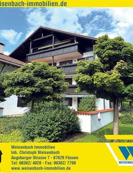 Innenstadtnahe Lage trifft großzügige Aufteilung und herrlichen Bergblick - Füssen