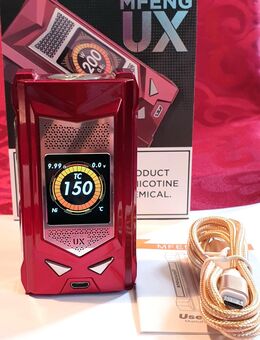 Snowwolf Mfeng UX.Rot/ Silber FP.50€. Neuwertig nur angetestet . Akkuträger, E-Zigarette, Vape, Dampfer. SAMMLUNGSAUFLÖSUNG !! - Bühl