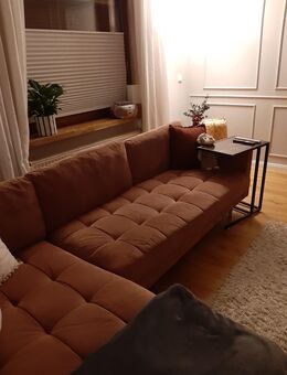 Elegantes Ecksofa Cozy Velvet Rosa - Neumünster