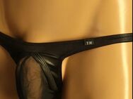 Herren String XL schwarz neu - Schwarzenbek