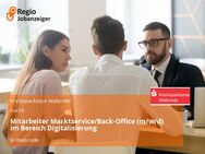 Mitarbeiter Marktservice/Back-Office (m/w/d) im Bereich Digitalisierung - Walsrode