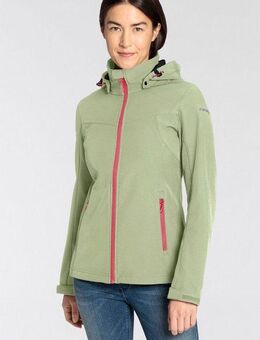 Icepeak Softshelljacke D SOFTSHELLJACKE BRENHAM mit hohem Stehkragen