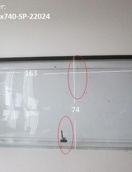 Adria Wohnwagen Fenster Roxite 70 ca 163 x 74 Sonderpreis (Adria 405 IMV Opatija 410) gebr. (leicht hellblau) RISSE - Schotten Zentrum