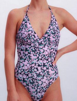 JOOP! Badeanzug FLEUR Flower-Print, wattierte Cups, herausnehmbaren Pads