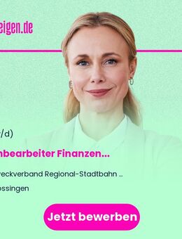 Sachbearbeiter Finanzen (m/w/d) - Mössingen