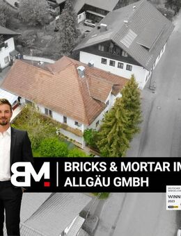 Zweifamilienhaus mit Entwicklungspotenzial in Oy-Mittelberg - Oy-Mittelberg