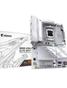 Gigabyte B850 AORUS ELITE WIFI7 ICE Motherboard - AMD Ryzen 9000 Serie CPUs, 12 Mainboard