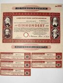 Historisches Wertpapier. I.G.Farbenindustrie, Liquidations-Anteilschein, 100 Reichsmark in 75203