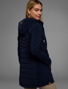 KangaROOS Langjacke Hybridjacke - Fleecejacke mit wattierten Bereichen