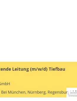Stellvertretende Leitung (m/w/d) Tiefbau - Regensburg
