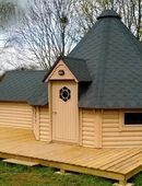 Grillhütte Saunakota NEU KOTA 25m² Saunaanbau 250cm in 33397
