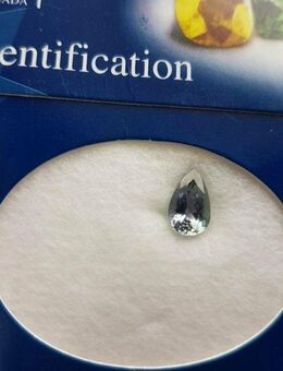 1,52 ct - TOP - Pear fac, VVS - Tansanit mit HKD Zertifikat- ein sehr schöner Ringstein - Neubrandenburg