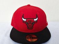 New Era 59Fiftys Chicago Bulls fitted Cap ✨ Kappe ✨ 6 7/8 ✨ rot schwarz Baseballcap - Kiel Mettenhof