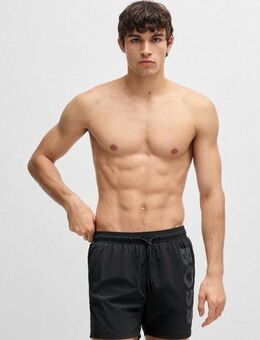 BOSS Badeshorts Octopus Mit BOSS Logoschriftzug, elastischer Taillenbund mit Kordel