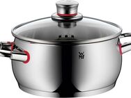 WMF Bratentopf Quality One, Cromargan® Edelstahl Rostfrei 18/10 (2-tlg), Cool+ Technologie für wärmereduzierte Griffe, breiter Schüttrand
