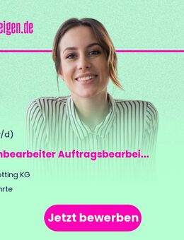 Sachbearbeiter Auftragsbearbeitung / Rechnungswesen oder Exportsachbearbeiter (m/w/d) - Lehrte