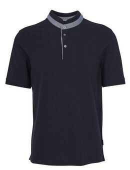 bugatti Poloshirt mit Stehkragen