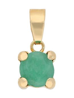 Firetti Kettenanhänger Schmuck Geschenk Gold 375 Halsschmuck Anhänger Solitär, mit Smaragd, Saphir oder Rubin