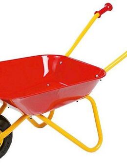 rolly toys® Schubkarre rollyMetallschubkarre, gelb/rot, für Kinder, Made in Europe