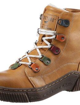 Mustang Shoes Winterboots mit Nieten und bunten Besätzen