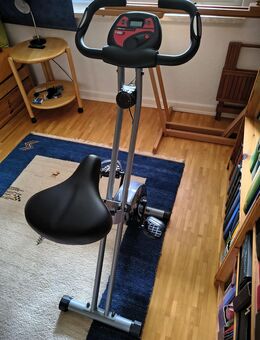Ultrasport F-Bike, Fitnessbike, schwarz/silber, klappbar, bis 110 kg, 8 Stufen - Hamburg Hamburg-Nord