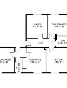 Sonnige Wohnung mit ca. 84 m² im 1. OG in Marienhagen/Duingen - Duingen